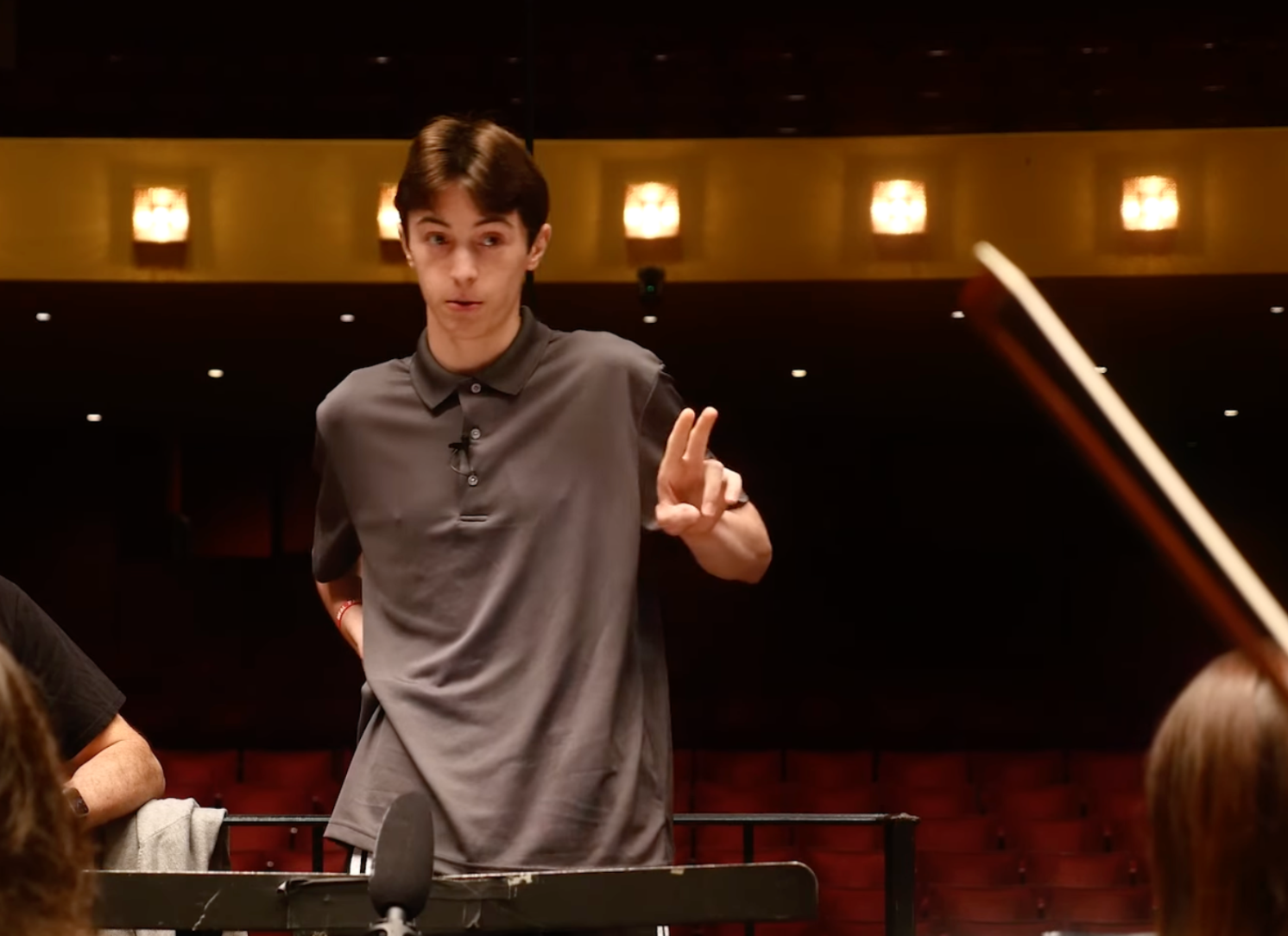 Luke Soneral conducting